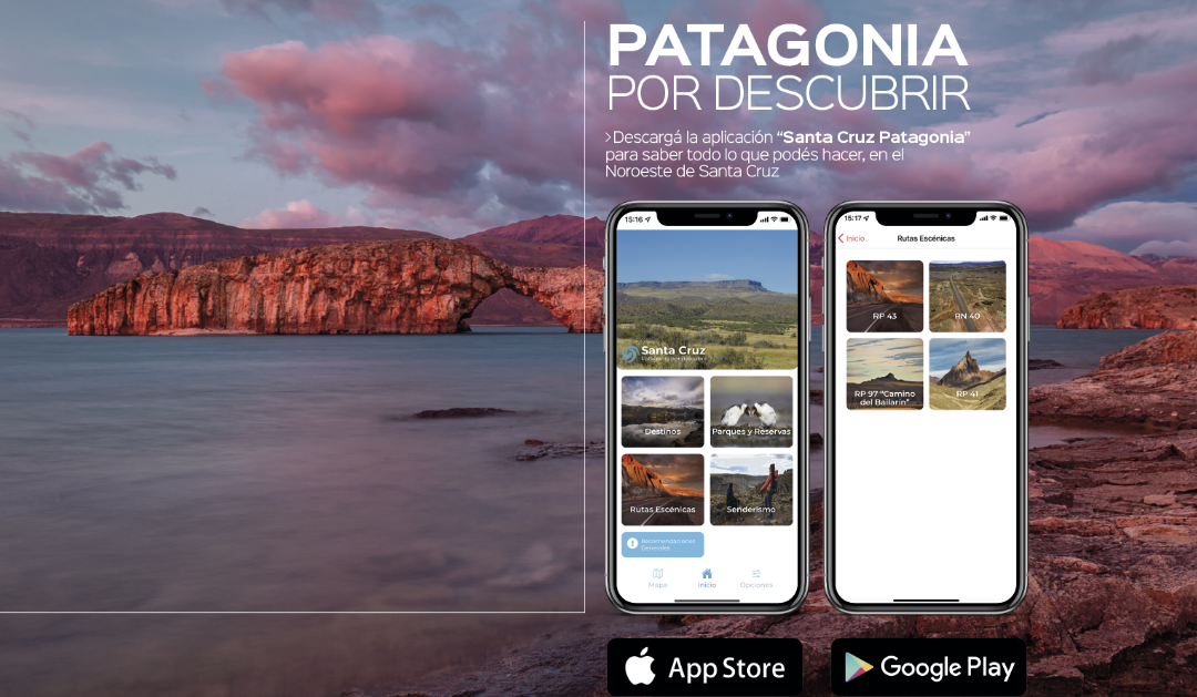 Descubrí el noroeste de la provincia a través de la app “Santa Cruz Patagonia”
