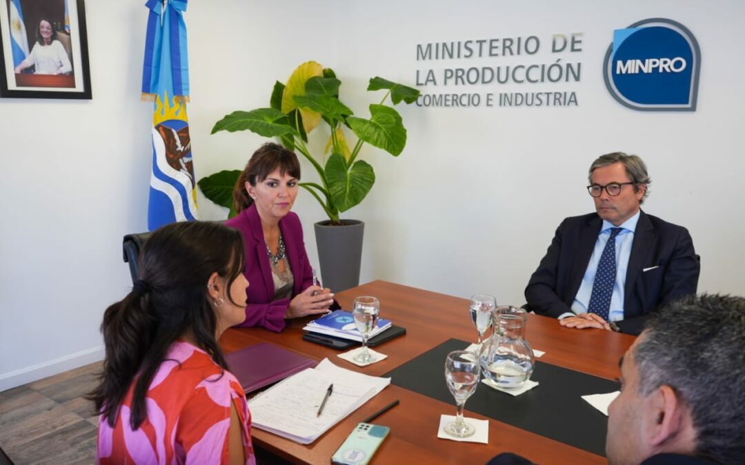 La ministra de la Producción Silvina Córdoba recibió al embajador de Alemania