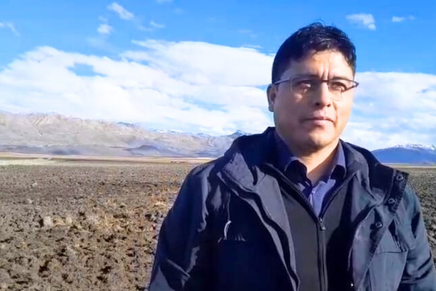 Vidal en la estancia Alice de El Calafate: “La única forma de salir adelante es con trabajo y producción”