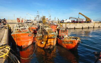 UN.E.PO.S.C. acompañó el salvamento de los buques hundidos en Caleta Paula