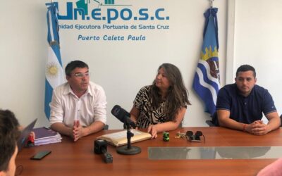 UN.E.PO.S.C. adjudicó obra de defensa portuaria en el Puerto Caleta Paula