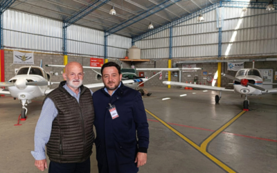 El subsecretario de Transporte visitó el Aeroclub Lago Argentino