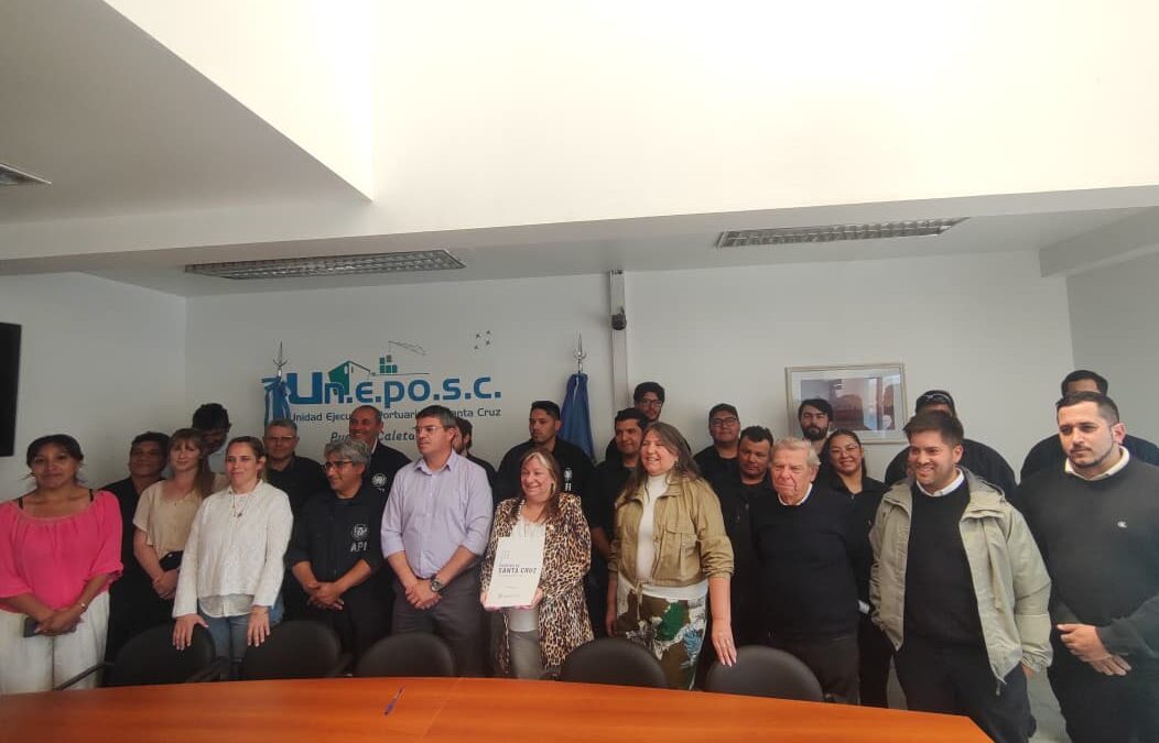 Se firmó el acta de inicio de obras para la ampliación del astillero en Caleta Paula