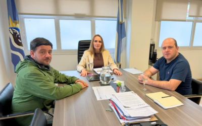 Ricci mantuvo una reunión con el intendente de Perito Moreno