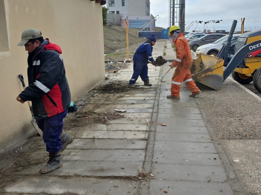 Inauguraron un salón de usos múltiples y sanitarios para los estibadores del puerto Caleta Paula