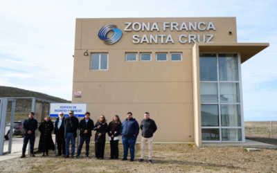 Ricci recorrió el predio de la Zona Franca de Caleta Olivia
